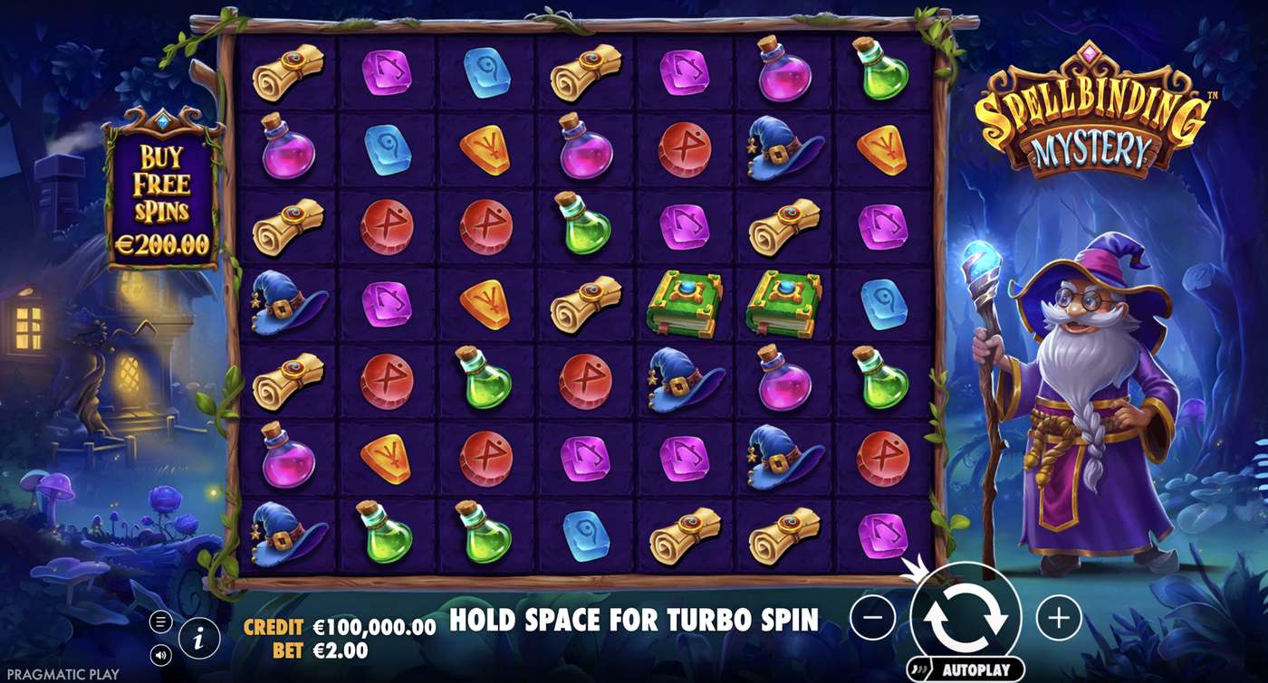 Spellbinding Mystery: image of main menu