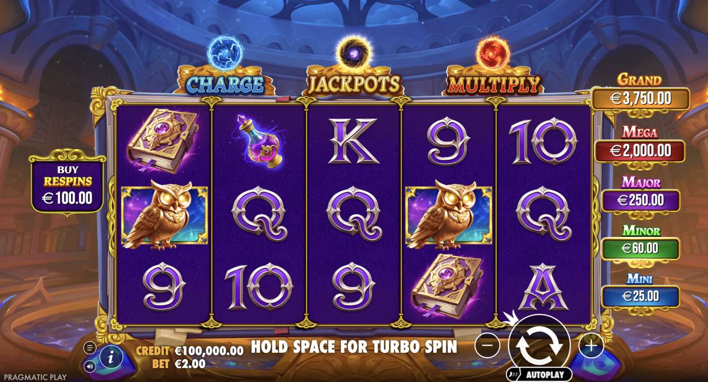 Spellmaster: image of main menu
