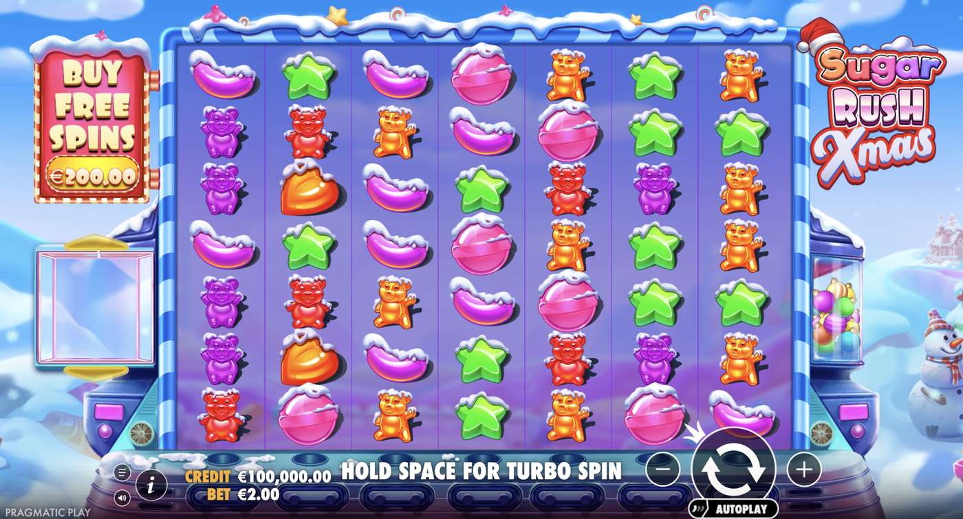 Sugar Rush Xmas: image of main menu