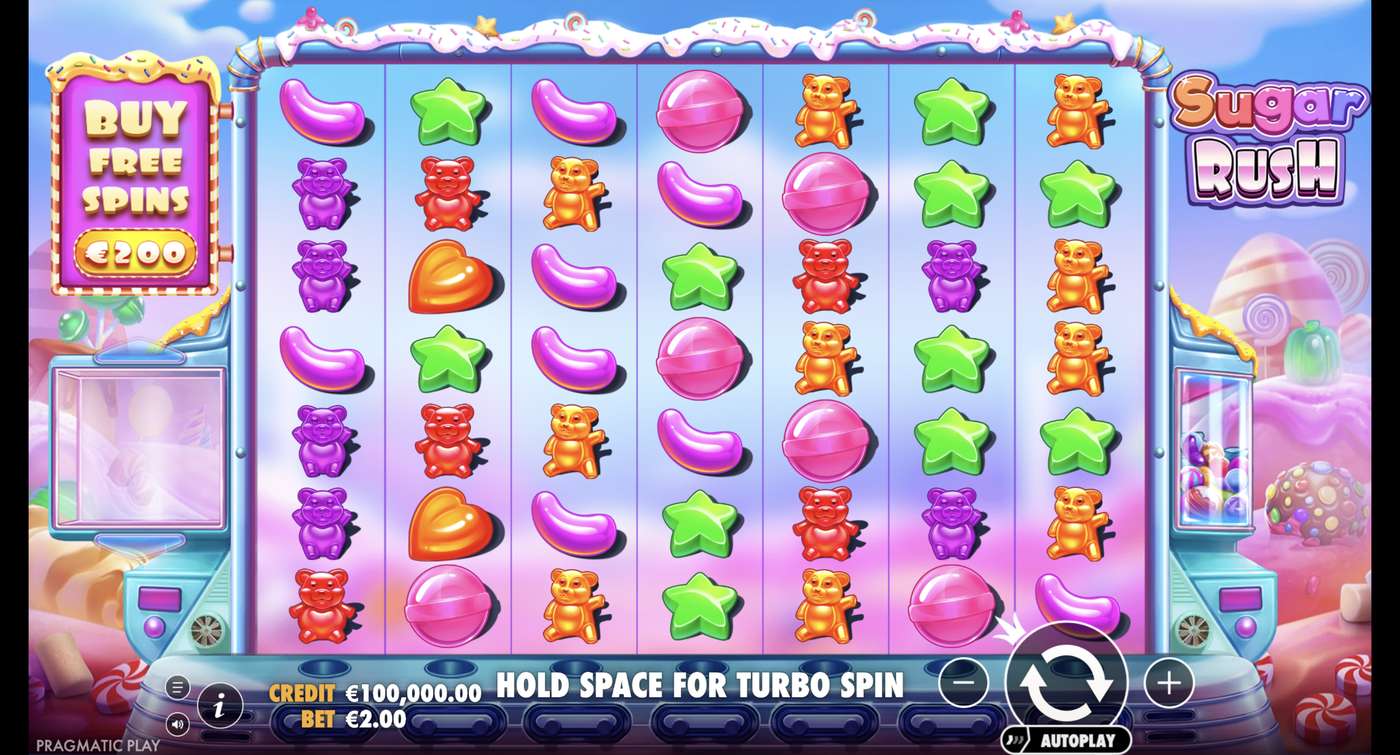 Sugar Rush: image of main menu