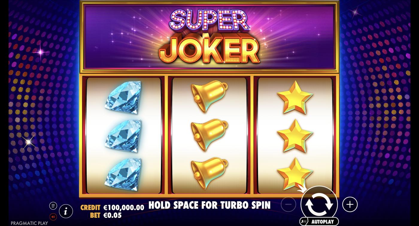 Super Joker: image of main menu