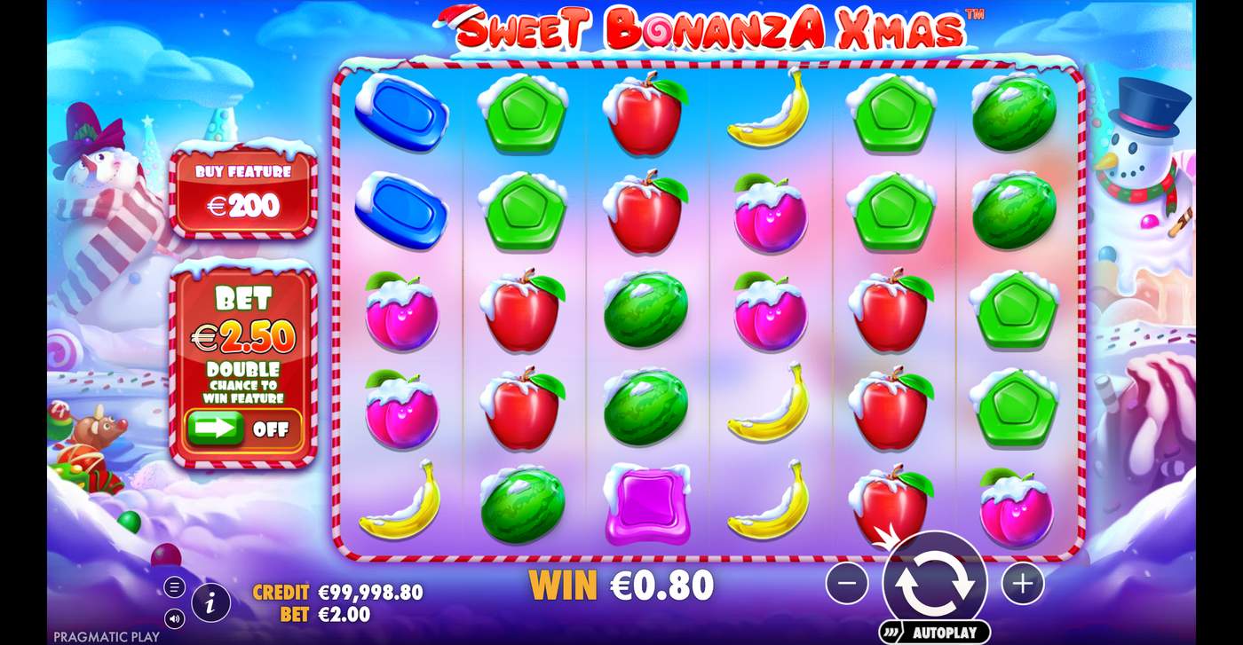 Sweet Bonanza Xmas: image of winning