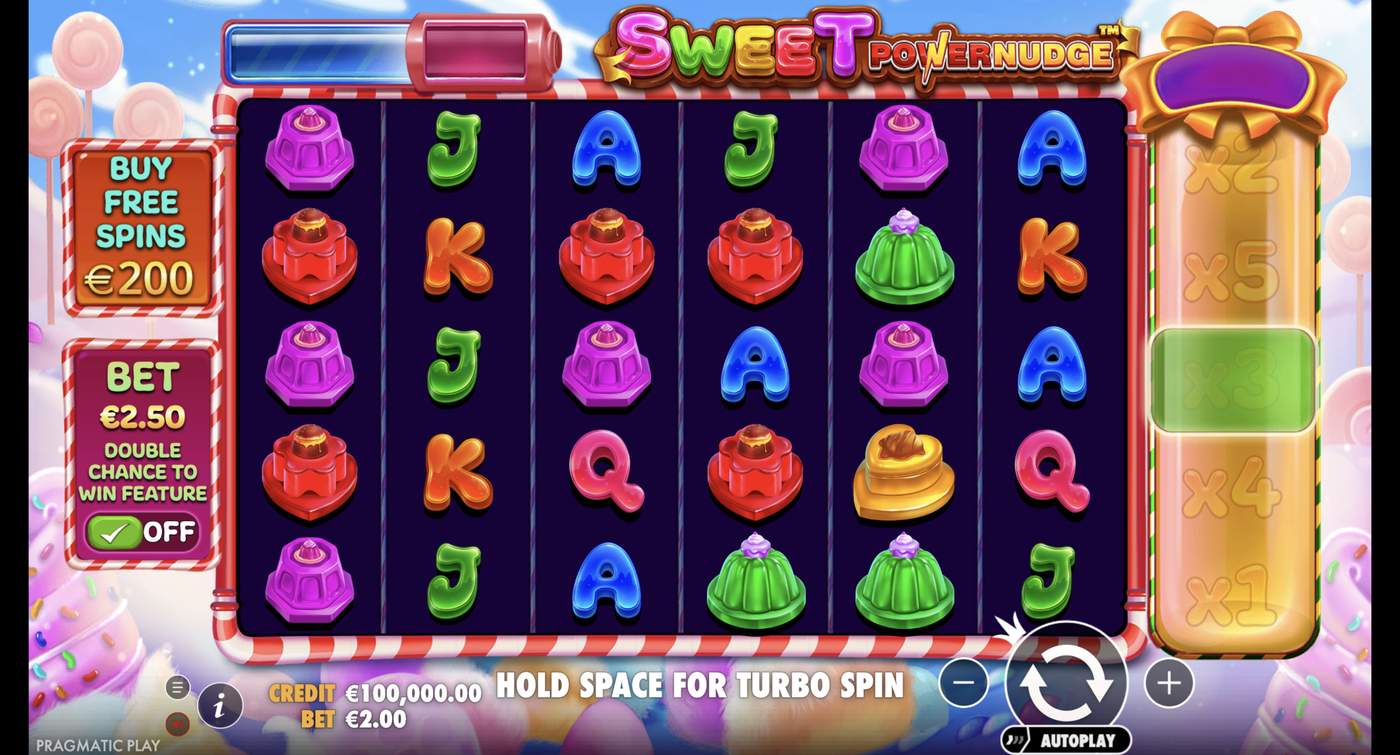 Sweet Powernudge: image of main menu
