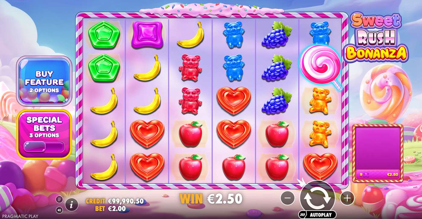 Sweet Rush Bonanza: image of winning