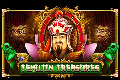 Temujin Treasures Online Slot Logo