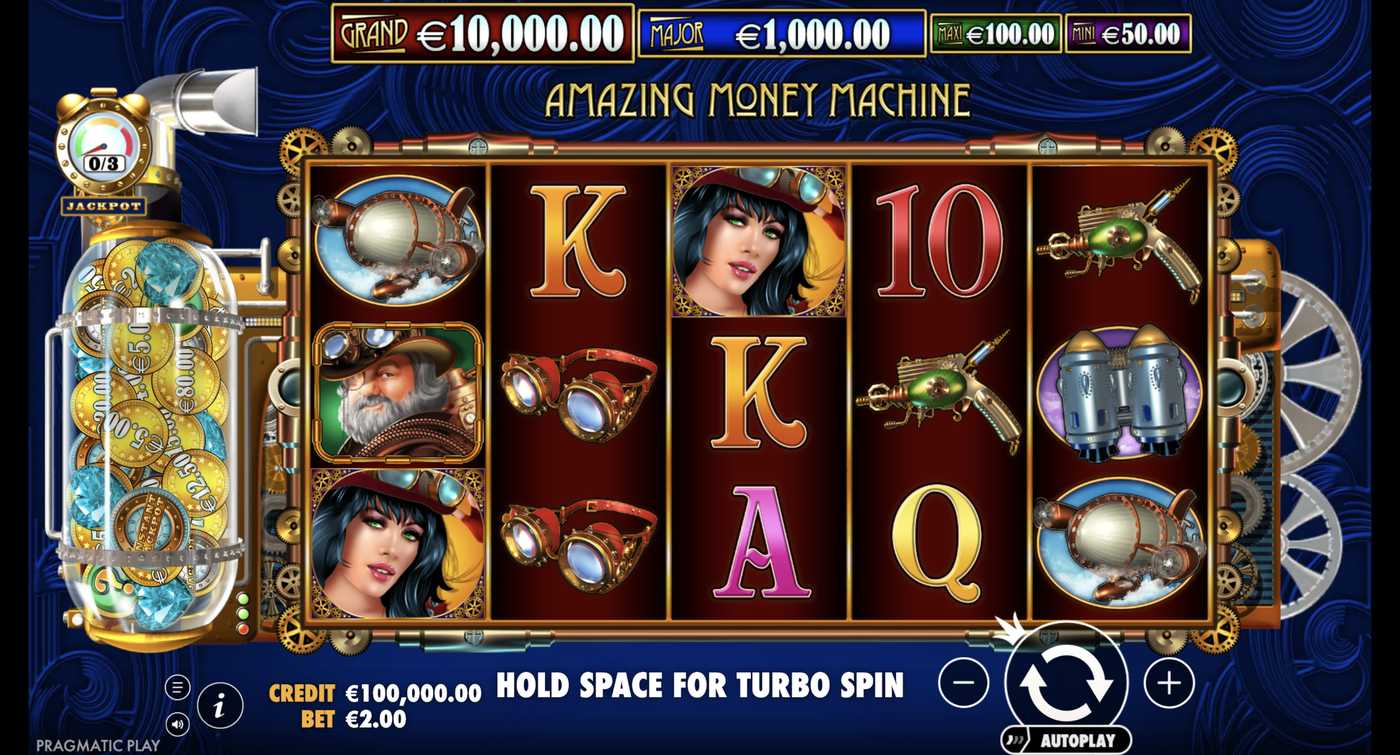 The Amazing Money Machine: image of main menu