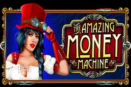 The Amazing Money Machine Online Slot Logo