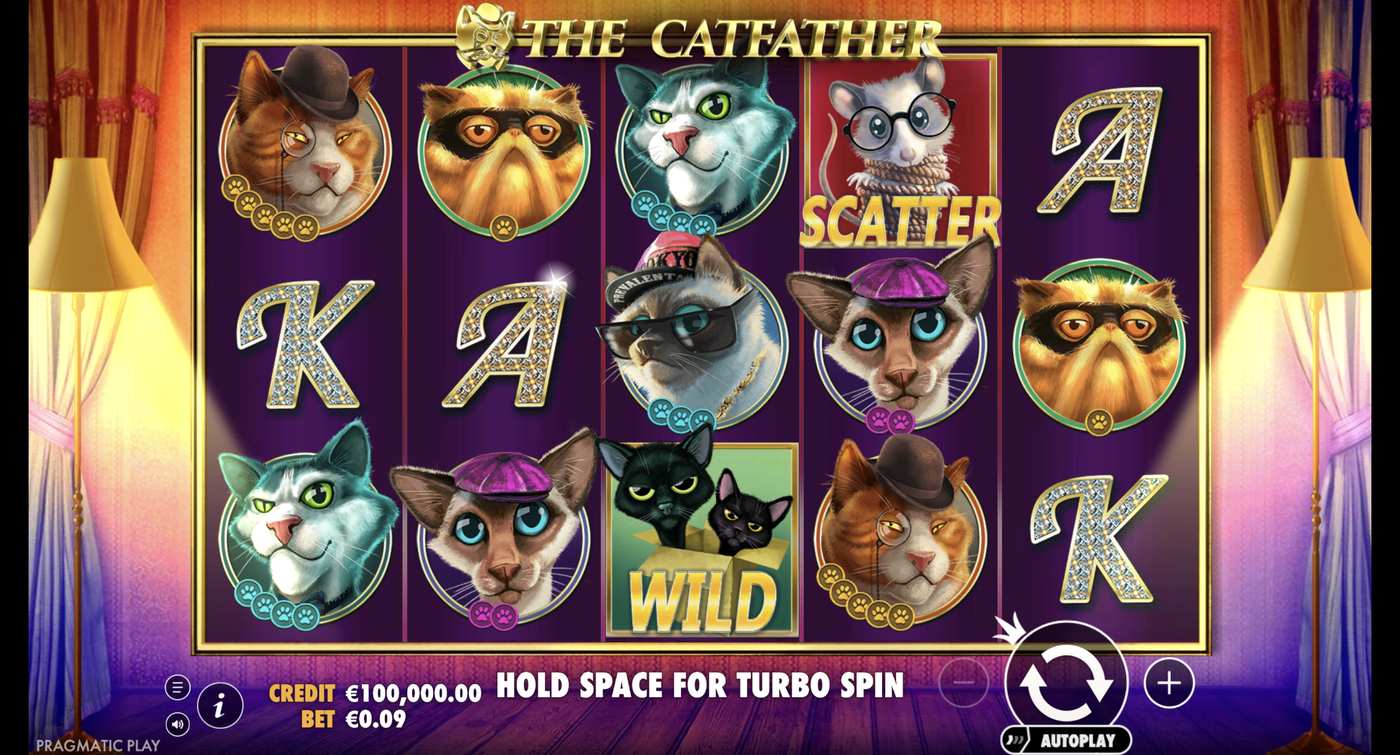 The Catfather: image of main menu