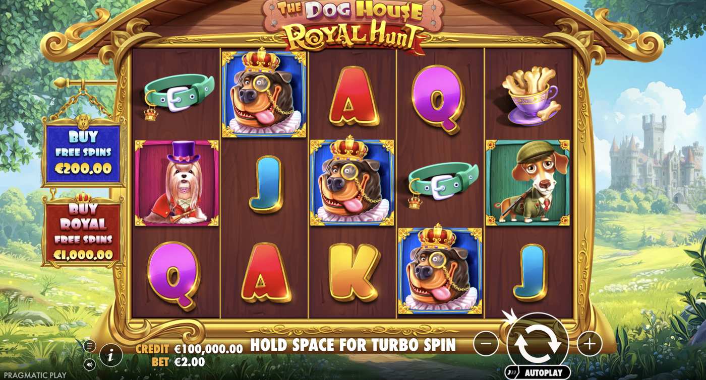 The Dog House - Royal Hunt: image of main menu