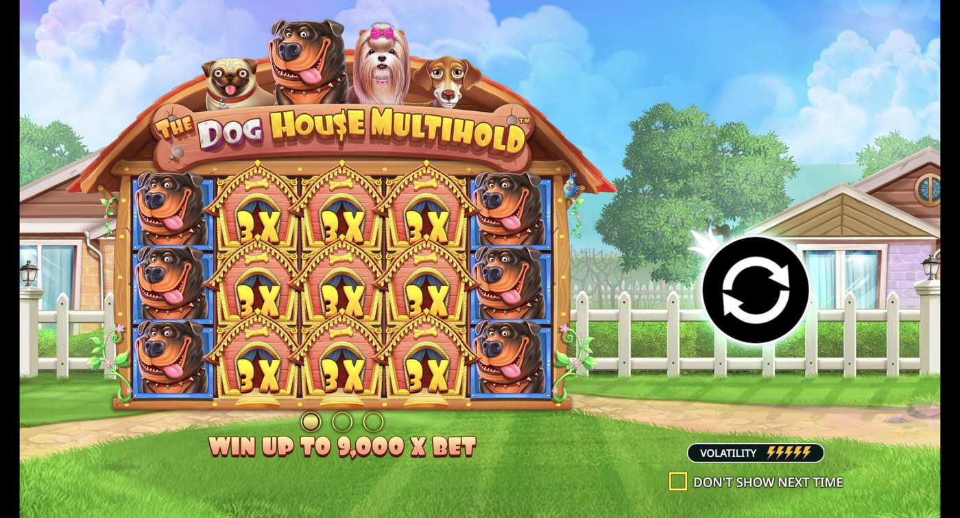 The Dog House Multihold: image of main menu
