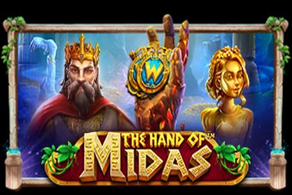 The Hand of Midas Online Slot Logo