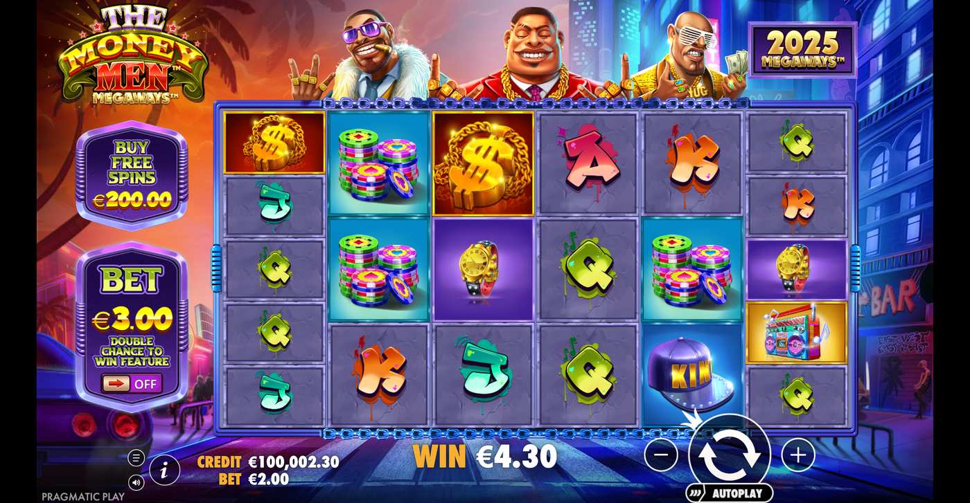 The Money Men Megaways: image of winning