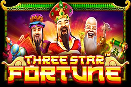 Three Star Fortune Online Slot Logo