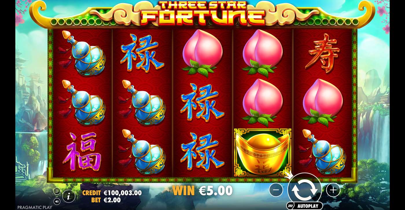 Three Star Fortune: image of winning