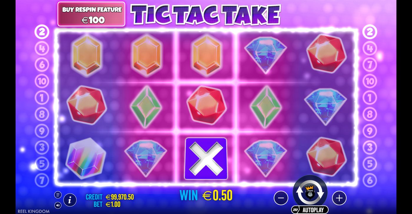 Tic Tac Take: image of winning