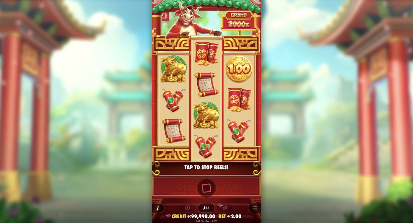Touro Sortudo: image of main menu