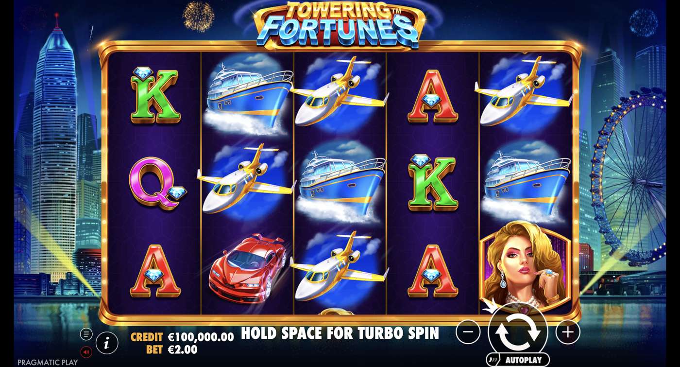 Towering Fortunes: image of main menu