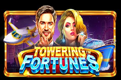 Towering Fortunes Online Slot Logo