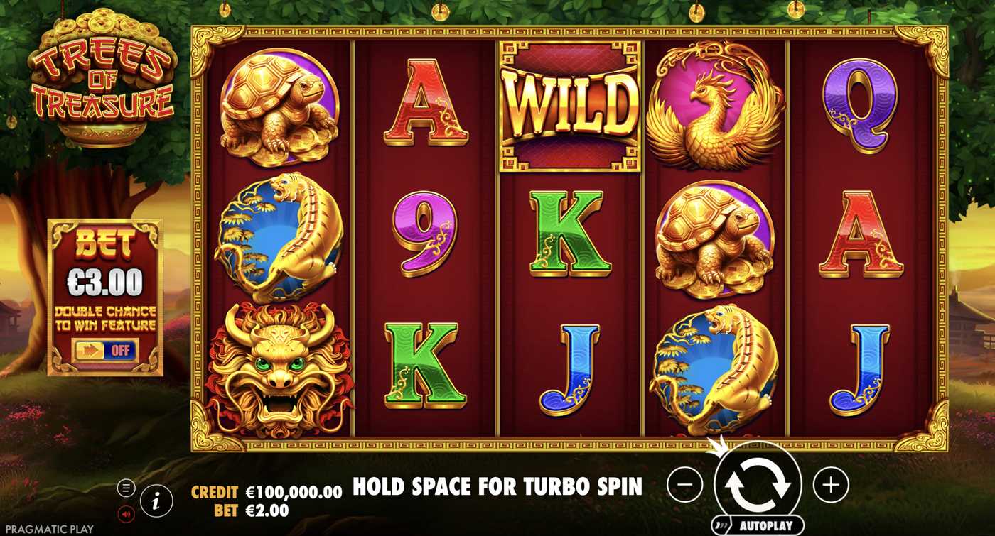 Trees of Treasure: image of main menu