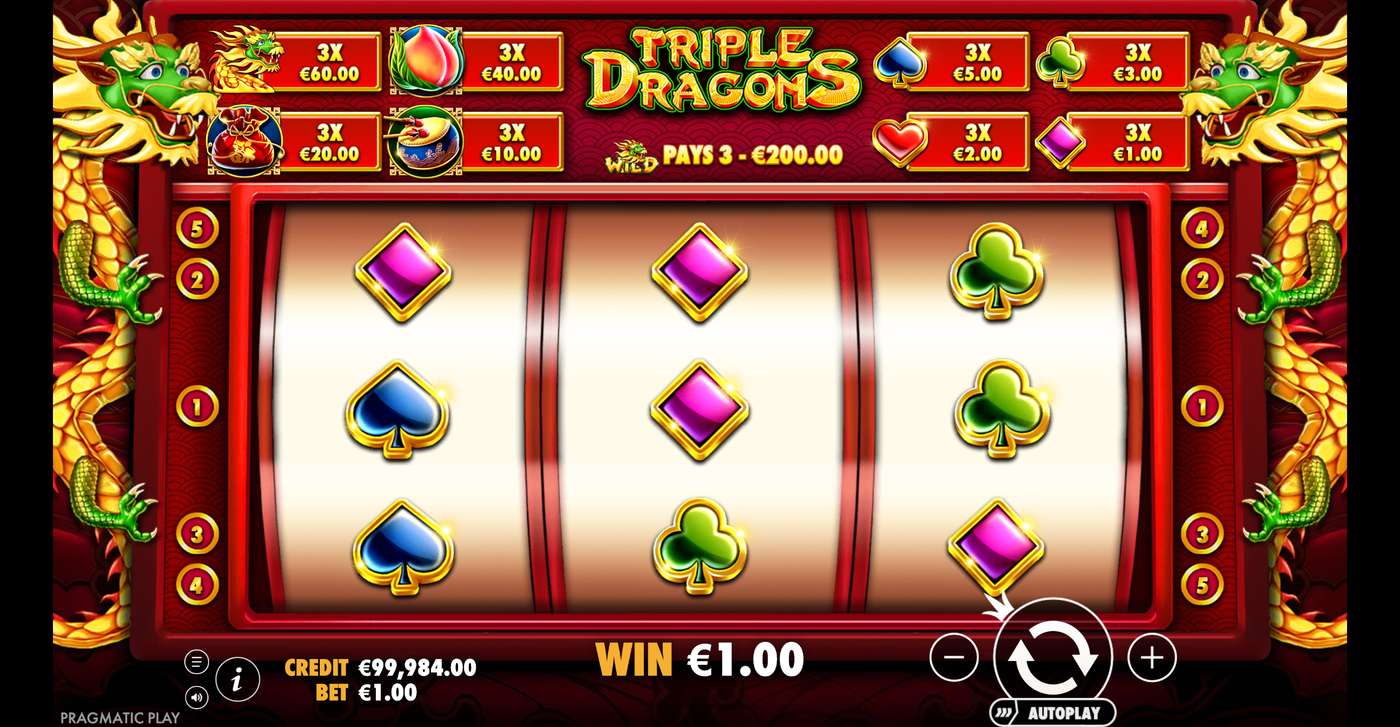 Triple Dragons: image of winning