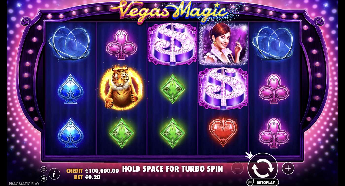 Vegas Magic: image of main menu