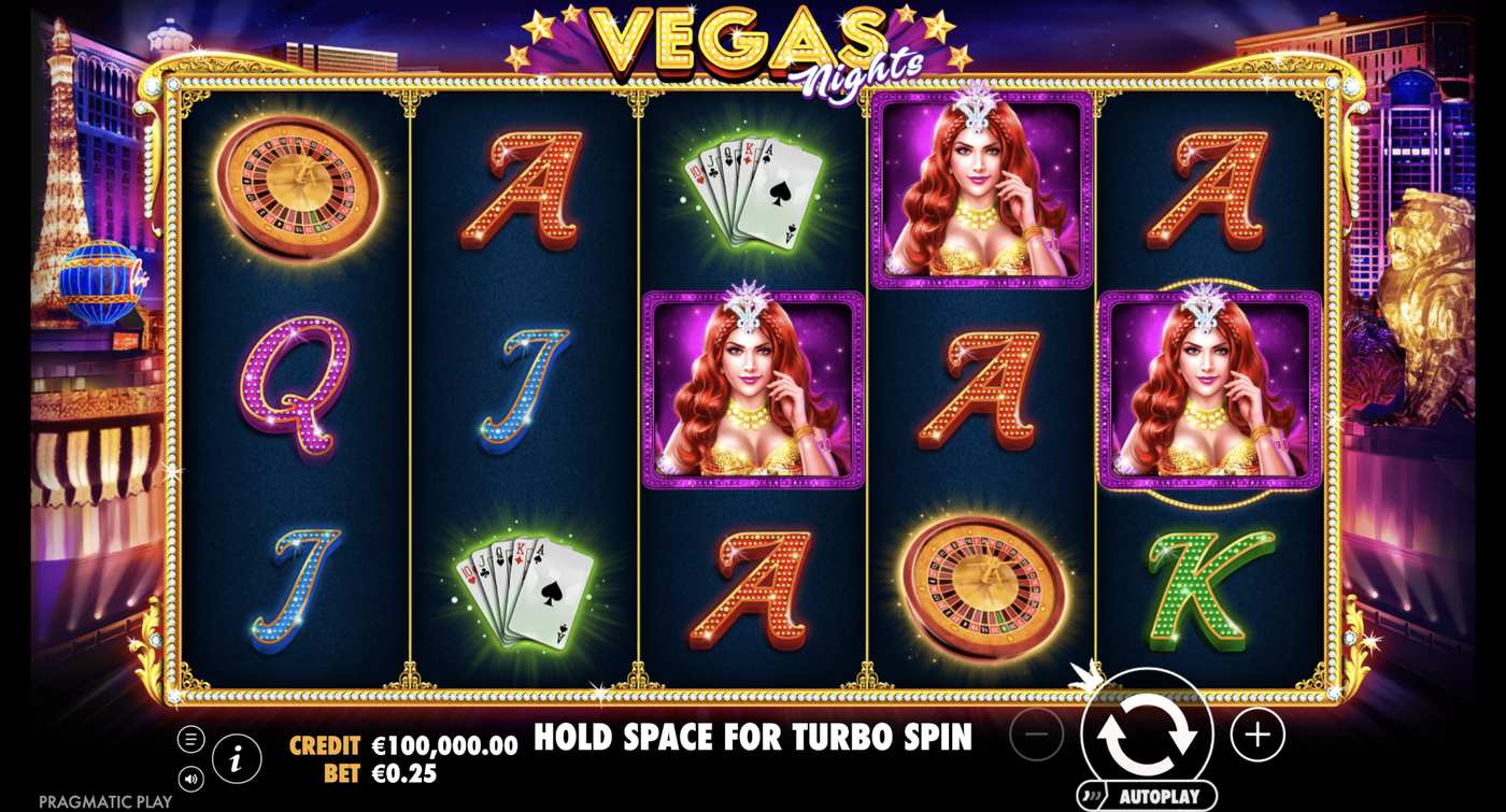 Vegas Nights: image of main menu