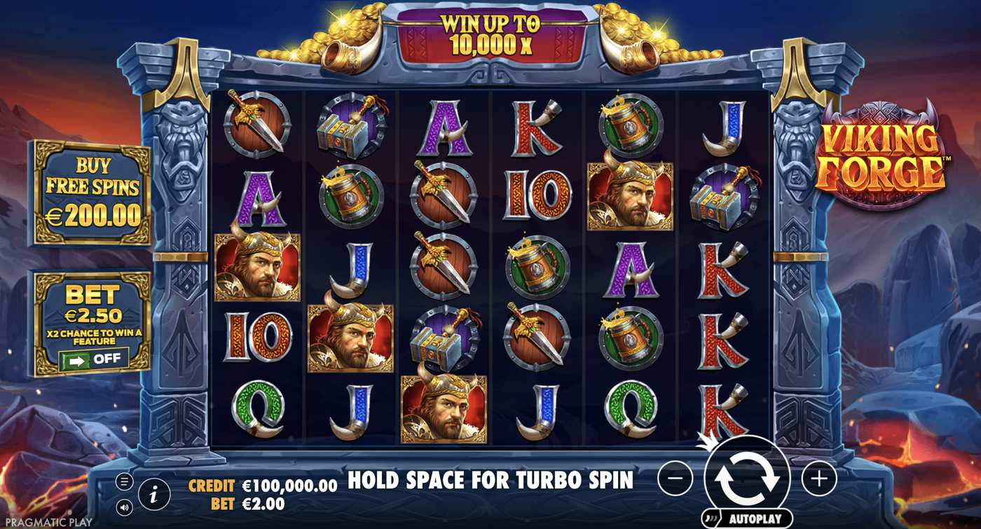 Viking Forge: image of main menu