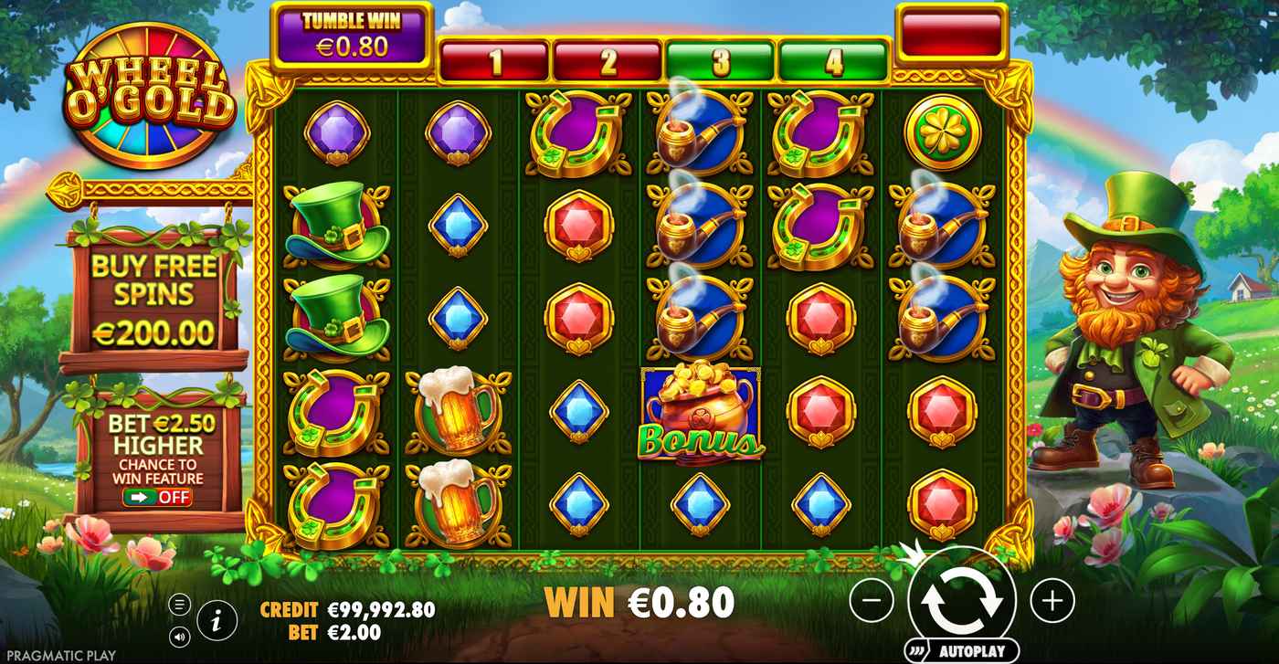 Wheel O'Gold: image of winning