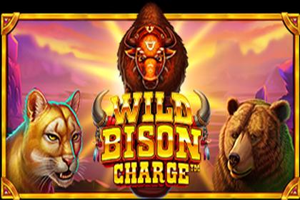 Wild Bison Charge Online Slot Logo