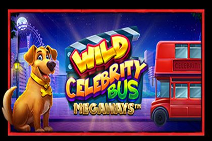 Wild Celebrity Bus Megaways Online Slot Logo