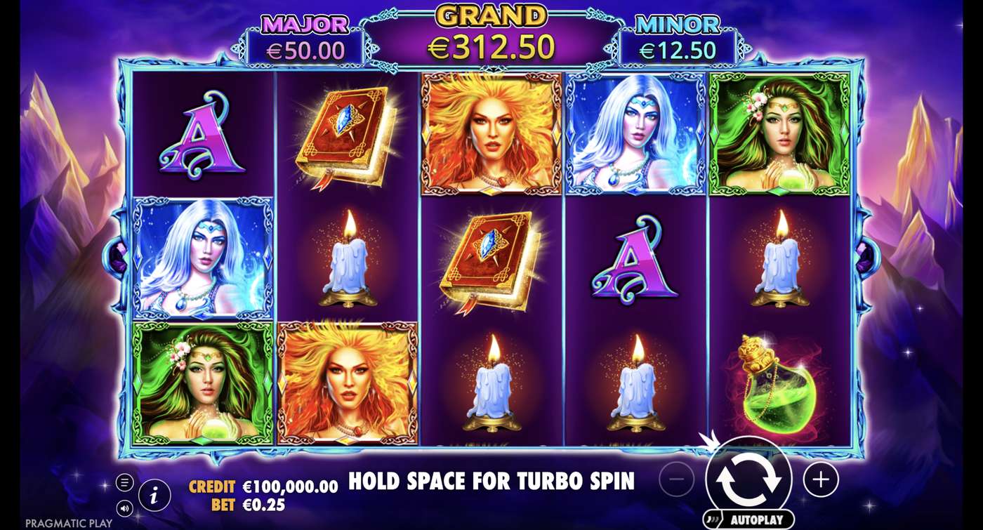 Wild Spells: image of main menu
