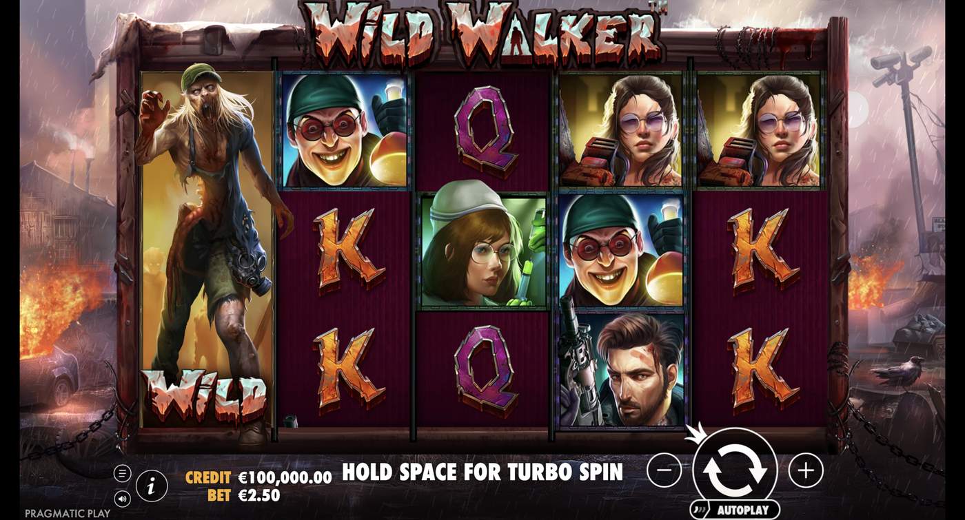 Wild Walker: image of main menu