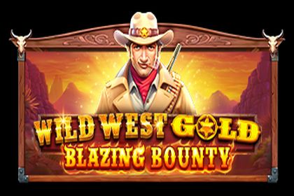 Wild West Gold Blazing Bounty Online Slot Logo