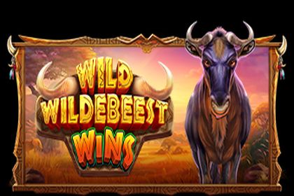 Wild Wildebeest Wins Online Slot Logo