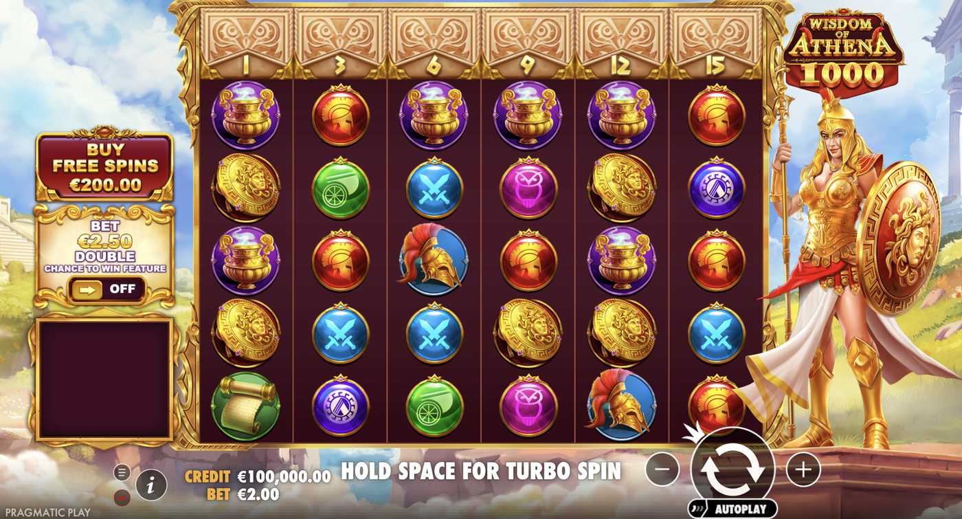 Wisdom of Athena 1000: image of main menu