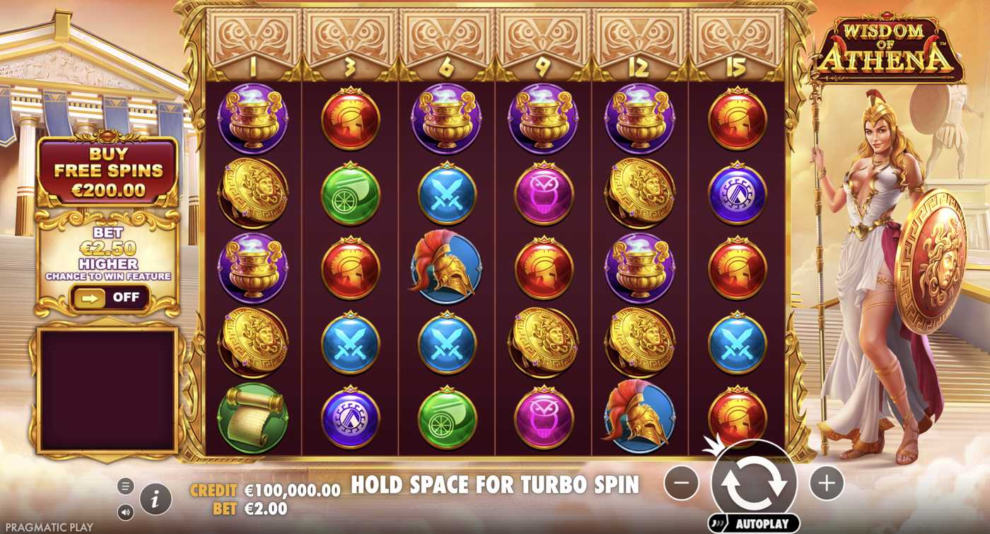 Wisdom of Athena: image of main menu