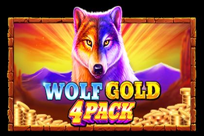 Wolf Gold 4 Pack Online Slot Logo