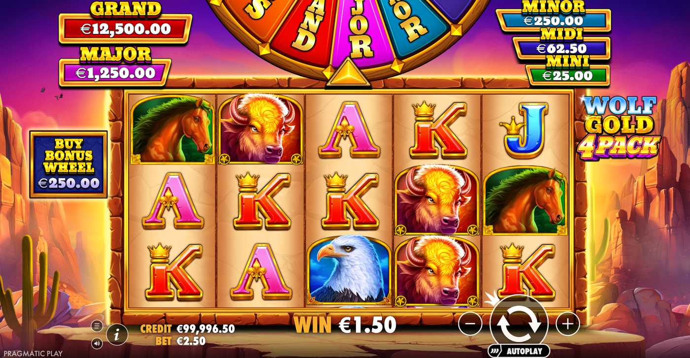 Wolf Gold 4 Pack: image of winning