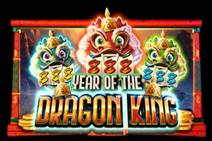 Year of the Dragon King Online Slot Logo