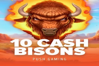 10 Cash Bisons Online Slot Logo