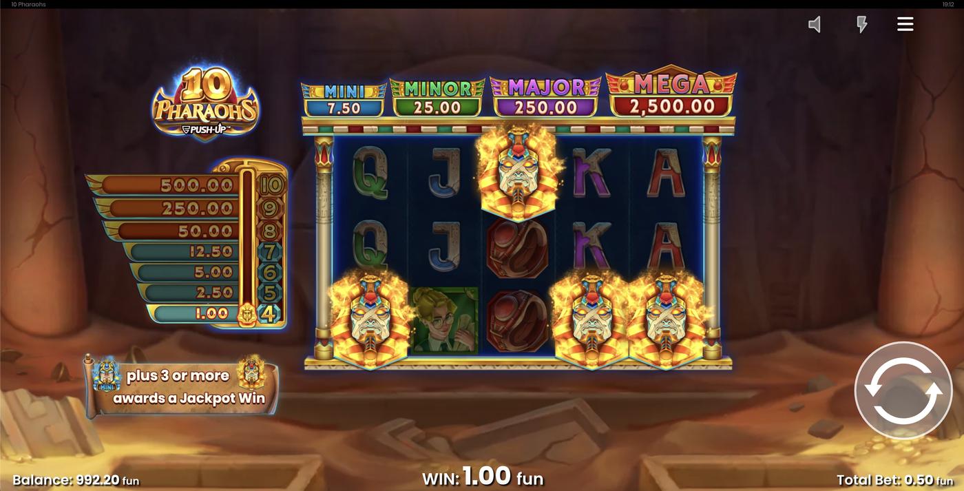 10 Pharaohs: image of winning