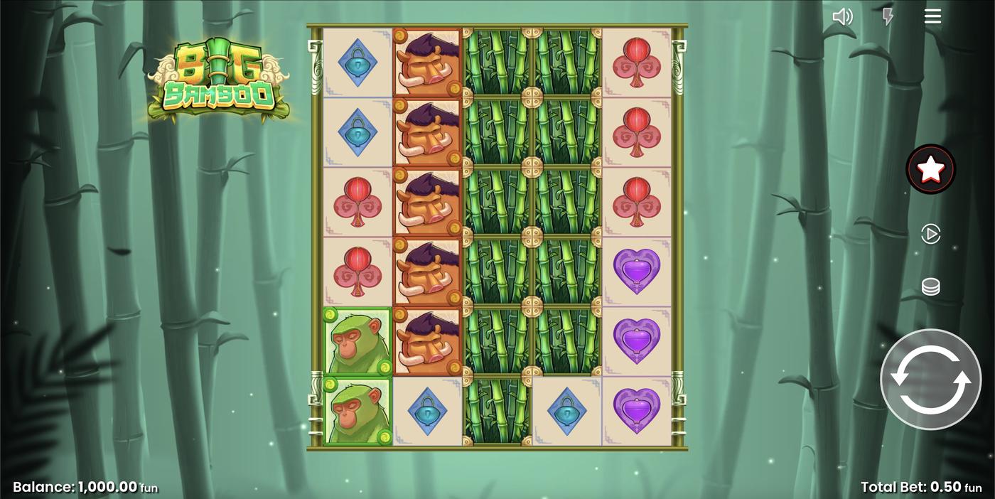 Big Bamboo: image of main menu