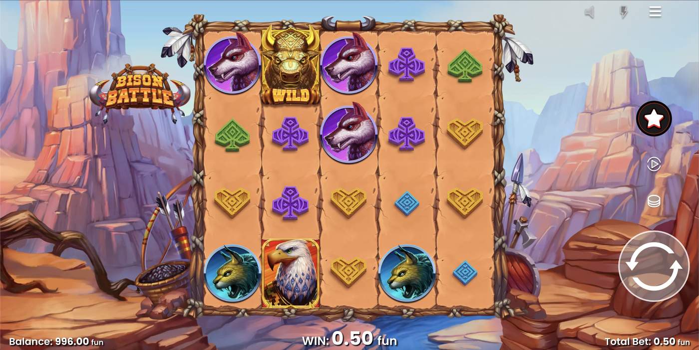 Bison Battle: image of winning