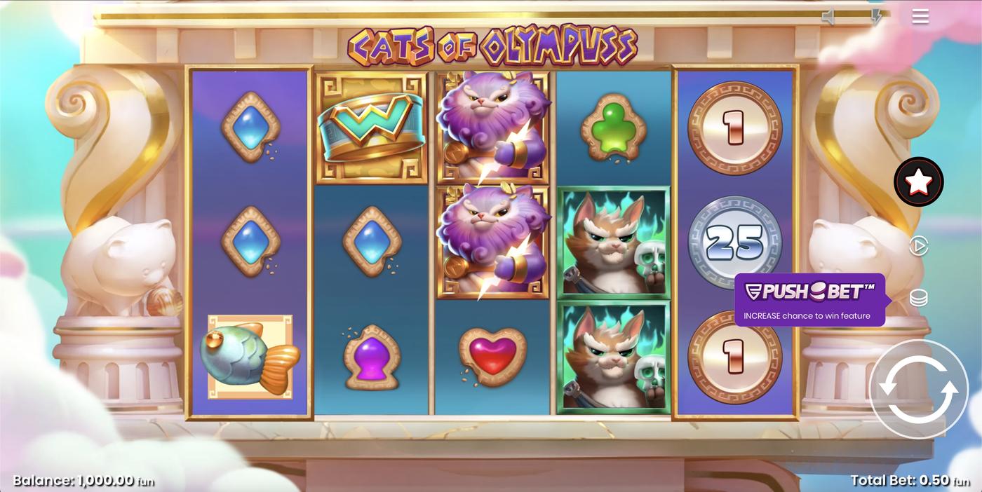 Cats of Olympuss: image of main menu