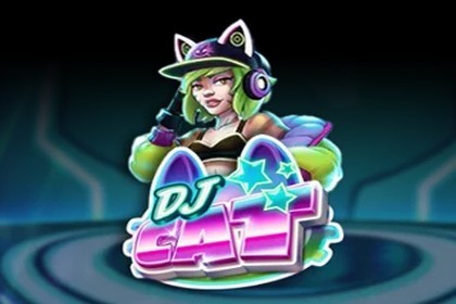 DJ Cat Online Slot Logo