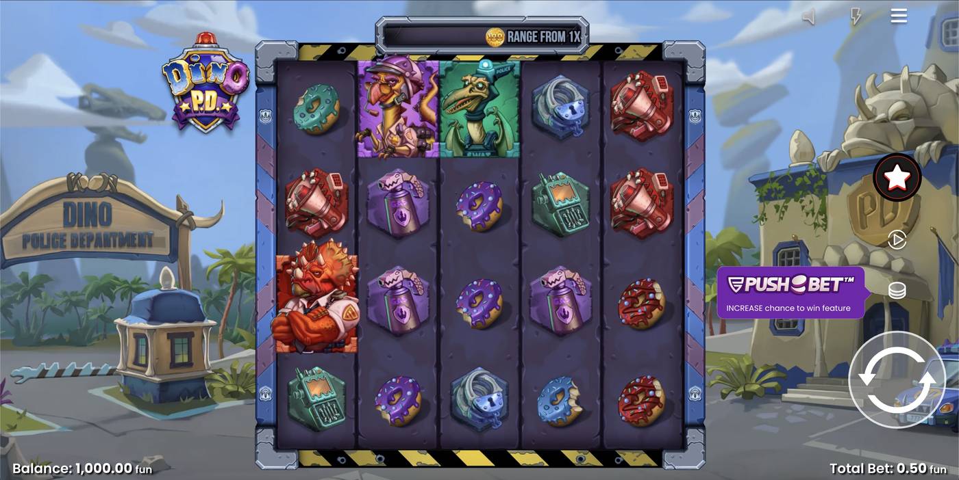 Dino P.D.: image of main menu