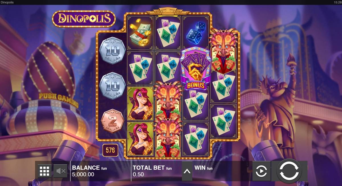 Dinopolis: image of main menu