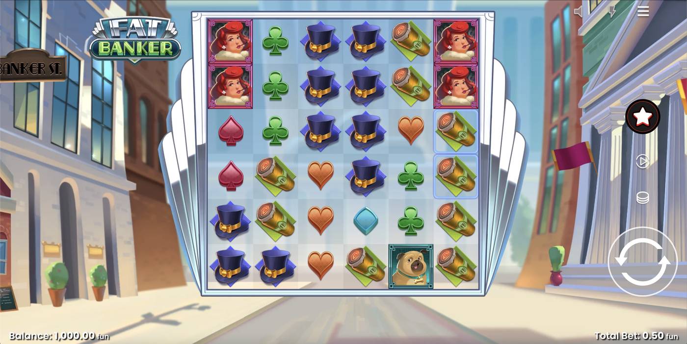 Fat Banker: image of main menu