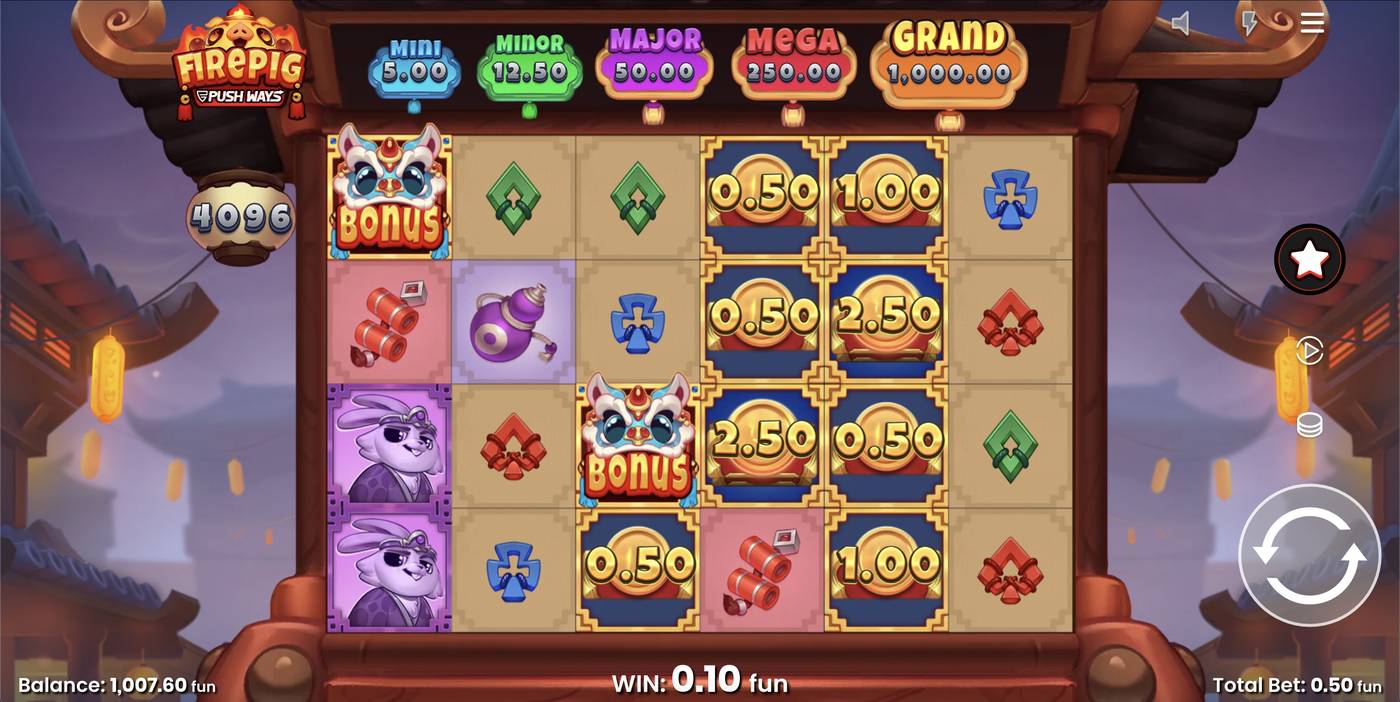 Fire Pig Push Ways: image of winning