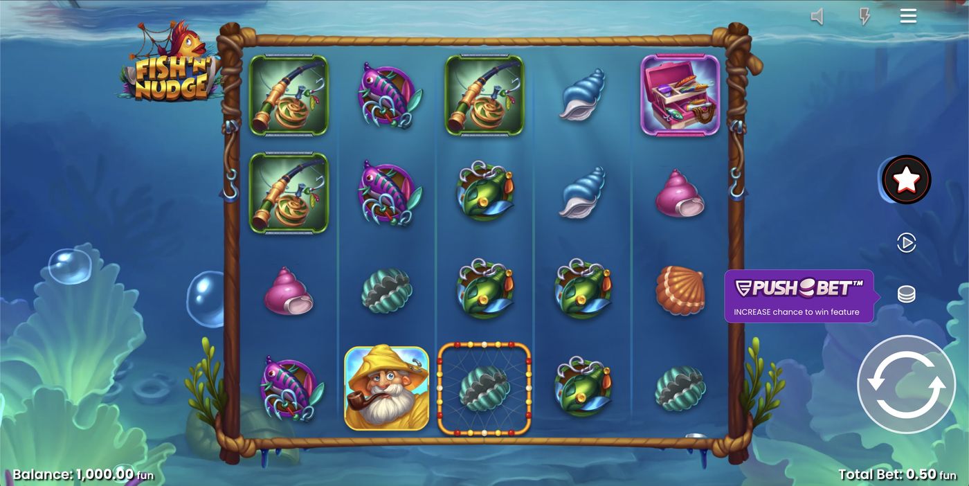 Fish 'n' Nudge: image of main menu